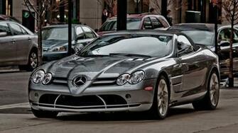 Gray Mercedes Mclaren HD Car Wallpaper