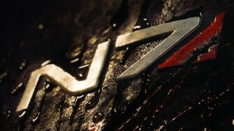 Wallpaper Mass Effect N7 Macro Drops Desktop Games