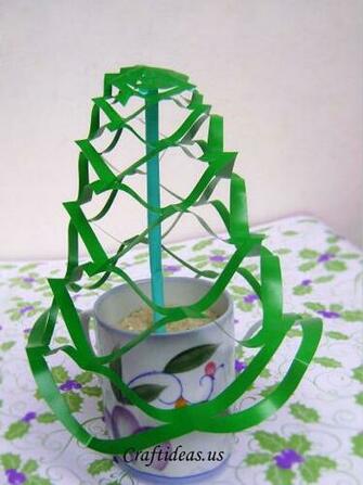 Christmas Craft Ideas Paper Tree Tutorial