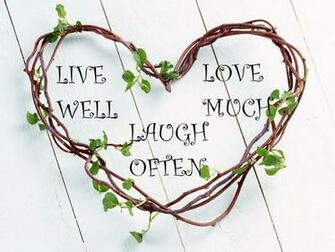 Live Laugh Love Wallpaper