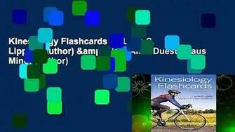 Kinesiology Flashcards By Lynn S Lippert Author Mary Alice