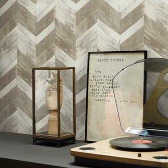 Chevron Light Gray Wallpaper