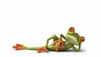 Cartoon Frog Giving Pose Riding Bike Catoon