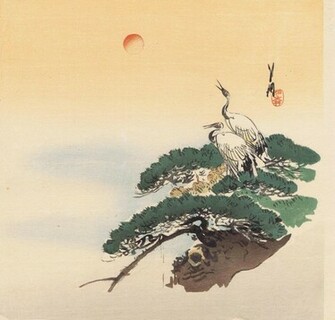 By Ogata Gekk Shishikiban Square Format Ukiyo E Wallpaper