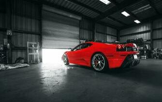 Ferrari F430 Scuderia Car Wheels Tuning Wallpaper
