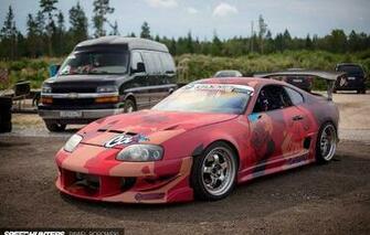 Toyota Supra Gt Race Rain Tuning Drift Turbo Wallpaper Photos