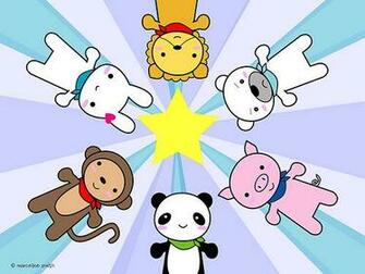 Super Cute Kawaii Animals Desktop Wallpaper Asking For Trouble