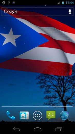 Puerto Rican Flag Live Wallpaper 3d Rico Lwp