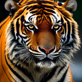 Rapid Weasel234 High Detail Photograph Of A Powerful Tiger S