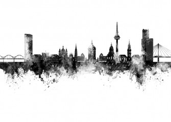 Mannheim Germany Skyline Popular Wall Mural Photowall