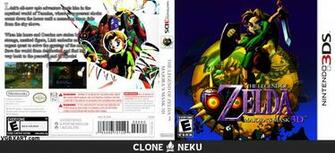The Legend Of Zelda Majoras Mask 3d Nintendo 3ds Box Art Cover By