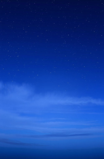 Blue Night Sky Wallpaper