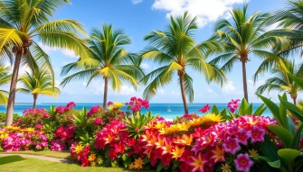 Tropical Preppy Summer Wallpaper
