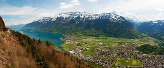 Interlaken Switzerland Oc Wallpaper