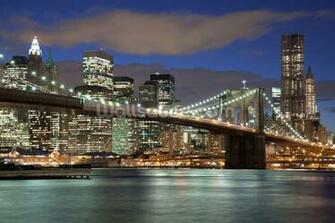 Ny Brooklyn Bridge Wallpaper Mural Wallsauce Us