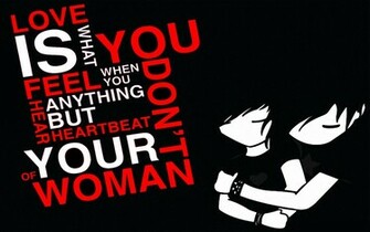 Emo Love Quotes HD Wallpaper