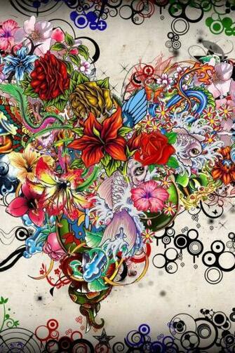 Tattoos And Vector iPhone HD Wallpaper