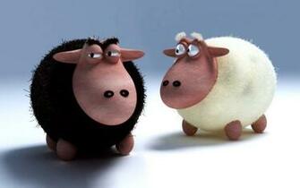 Black Sheep White Wallpaper HD