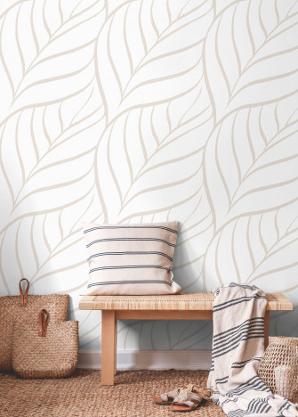 Beige Minimalist Wallpaper
