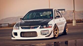 Lancer Evolution Tuning Cg Digital Art Wallpaper Background