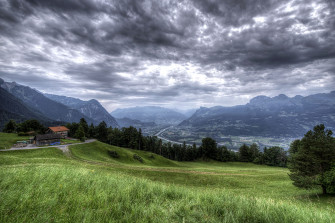 Wallpaper Liechtenstein HDr Nature Mountains Sky Meadow Fields