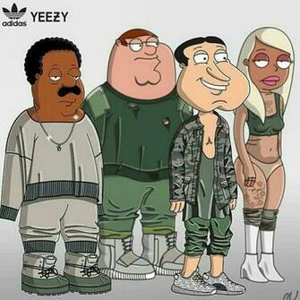 Yeezy X Family Guy Ivan In Dope Cartoons Art