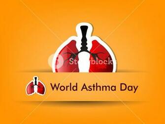 World Asthma Day Background Royalty Stock Image