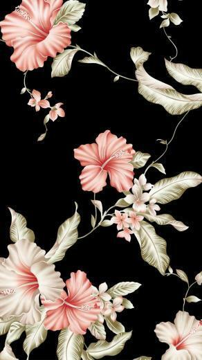Dark Floral Wallpaper