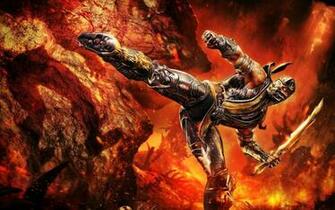 Fire Ninja Wallpaper Top Background