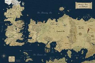 New Official Westeros Map By Gunnar Santos