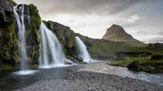 Iceland Waterfall Kirkjufell Mountain UHD 4k Wallpaper