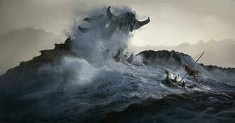 Fall Of Gods Concept Art Thor Serpent