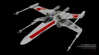 Wing Fighter Low Poly Blender 3d Model By Pixeloz