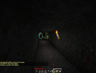 Pop Lerli I Iyice Artt Rd Oyuncu Bir Lav Alan Nda Herobrine