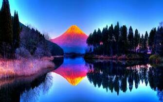 Trippy Landscape Wallpaper