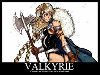 Valkyrie Demotivational Wallpaper By Sailmaster Seion