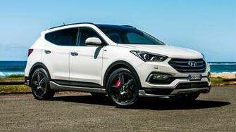 Wallpaper Hyundai Santa Fe Crossover 4k UHD