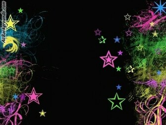 Colorful Star Background Myspace