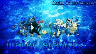 Pokemon Water Starters Wallpaper By Mediacriggz