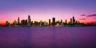 Chicago Skyline Background Wallpaper