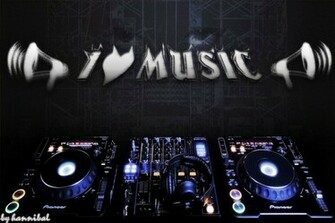 Phone I Love Music Techno Wallpaper Num