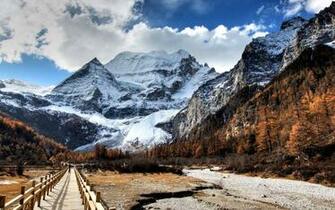Snow Mountains Wallpaper Amazing Picture Collection