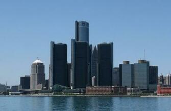 Detroit Skyline Wallpaper