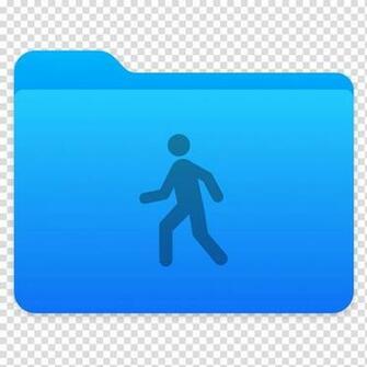 Next Folders Icon Public Blue Folder Illustration Transparent
