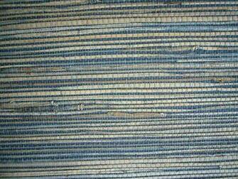 Blue Grasscloth Wallpaper