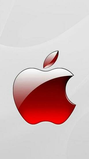 Red Apple Logo iPhone And Plus Wallpaper