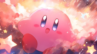Funny Kirby Stars Art Desktop Wallpaper Cool 4k