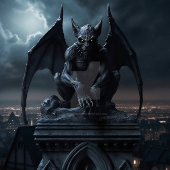 A Realistic Gargoyle By Icedragon4u