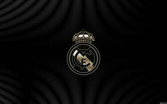 Real Madrid Logo Black And White Wallpaper