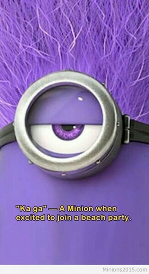 Nice Purple Minion Mobile Wallpaper